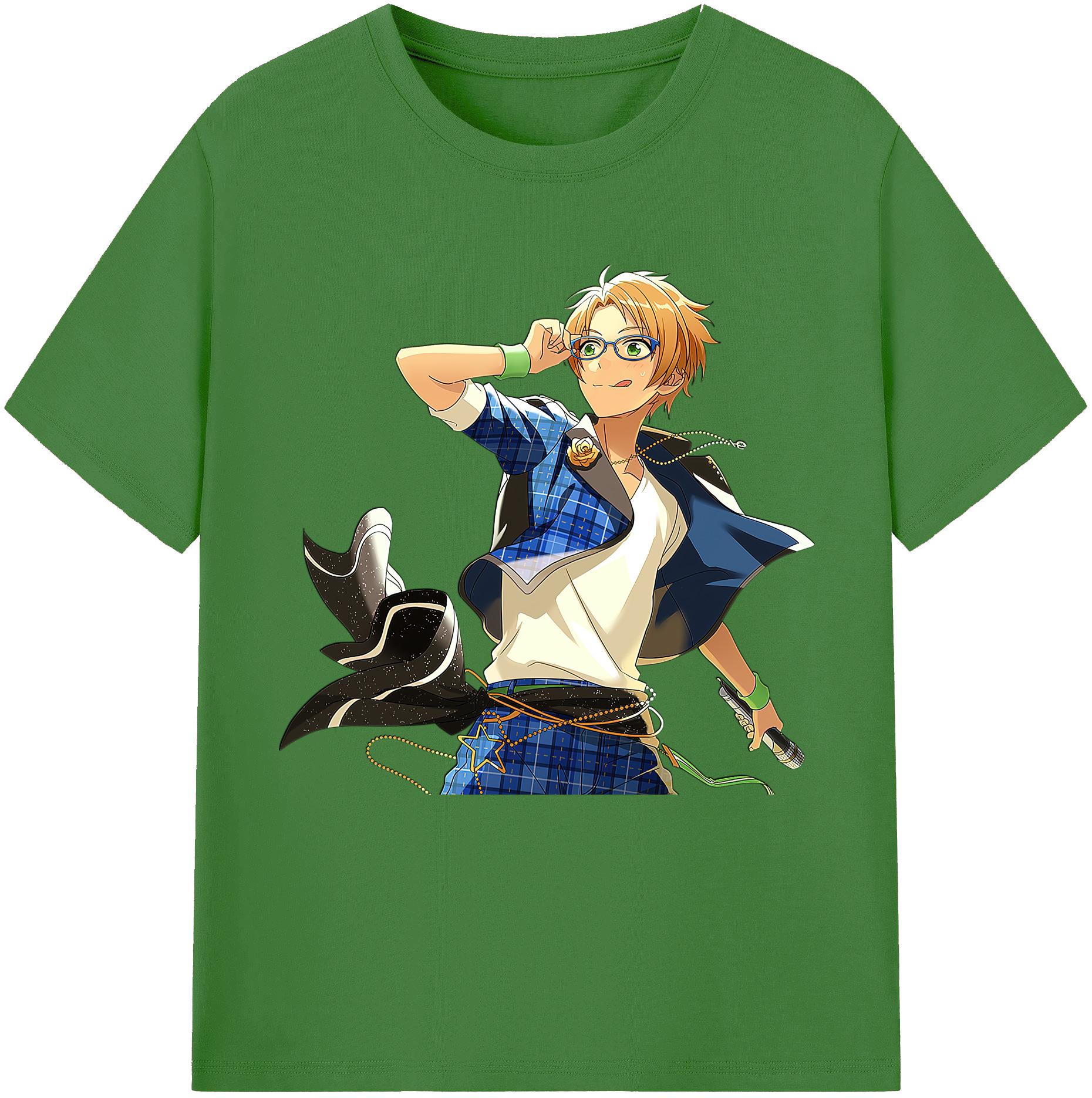 （画像用） あんさんぶるスターズ! Ensemble Stars レディースカジュアルプリントTシャツ（綿100％）